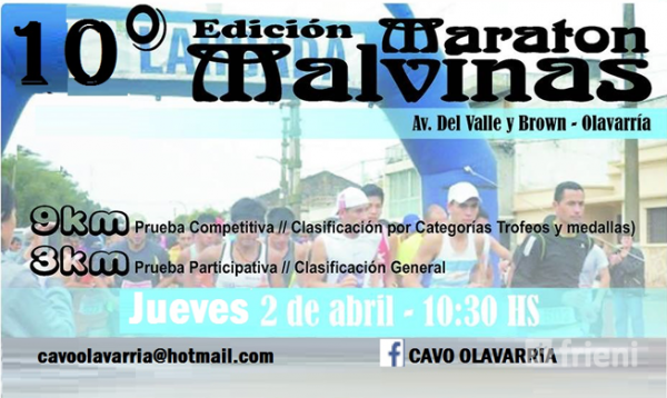 Maratón Malvinas Olavarria