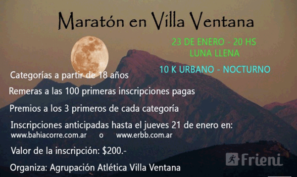 Maratón de Villa Ventana