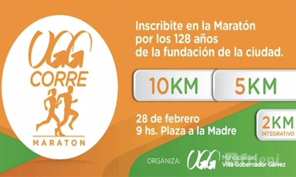Maratón Aniversario Villa Gobernador Gálvez Corre