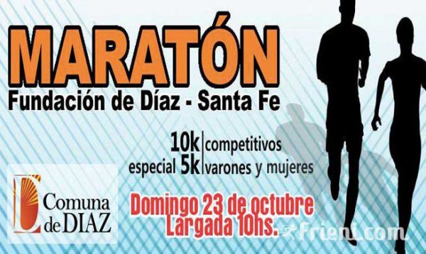Maraton 130° Aniversario Fundación De Diaz
