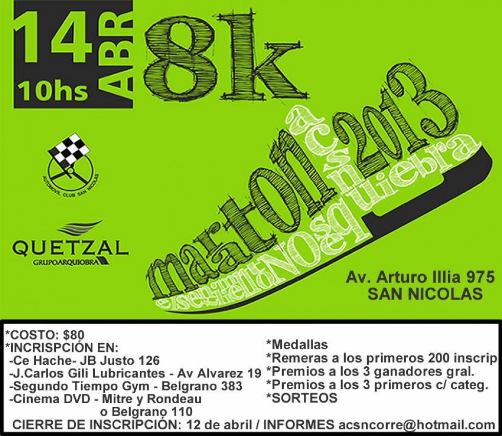 Maraton Automovil Club Argentina San Nicolas 2013