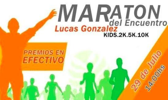 Maratón del Encuentro Ciudad de Lucas Gonzalez